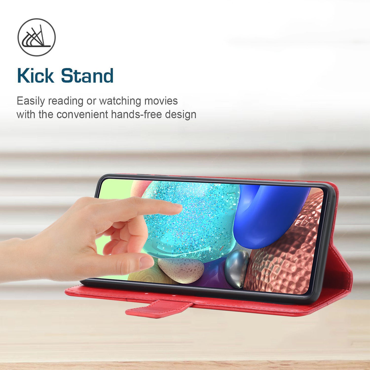 HT01 Wallet Phone Case til Samsung Galaxy A25 5G Y-formet Line Imprinted Læder Stand Cover HT01 Wallet Phone Case til Samsung Galaxy A25 5G Y-formet Line Imprinted Læder Stand Cover